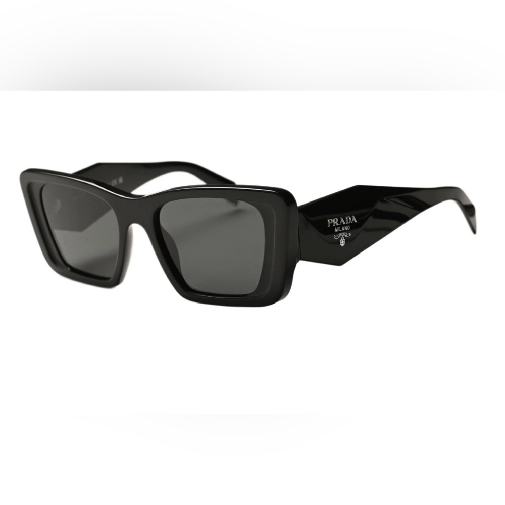 Prada Black Geometric Sunglasses